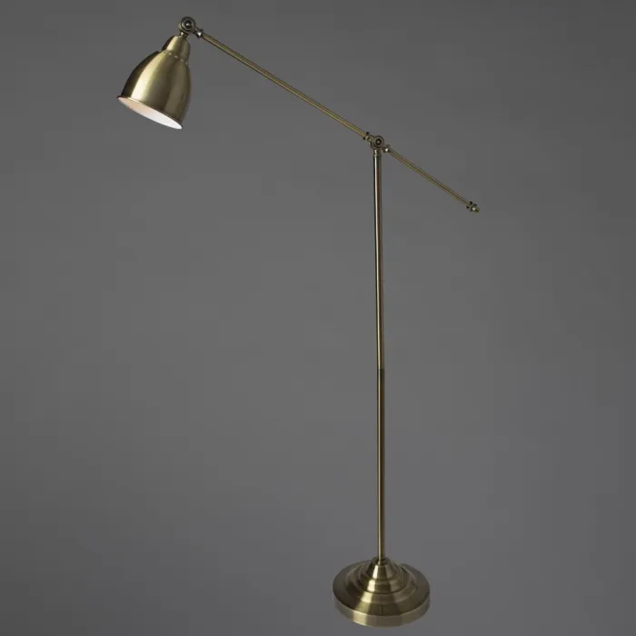 Торшер Arte Lamp BRACCIO A2054PN-1AB | Дом Декора