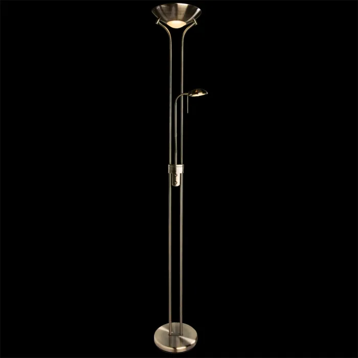 Торшер Arte Lamp DUETTO A4329PN-2AB | Дом Декора