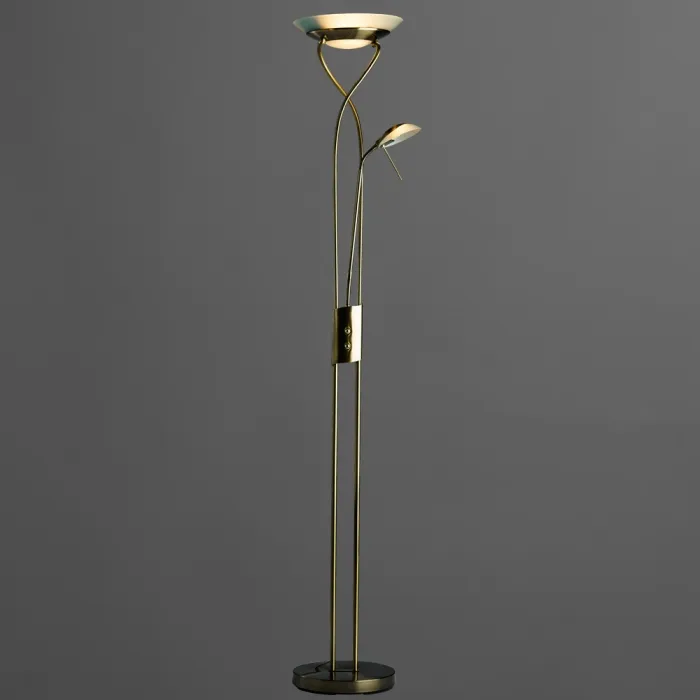 Торшер Arte Lamp DUETTO A4399PN-2AB | Дом Декора