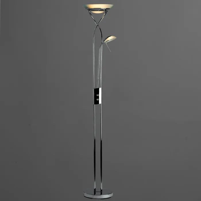 Торшер Arte Lamp DUETTO A4399PN-2CC | Дом Декора