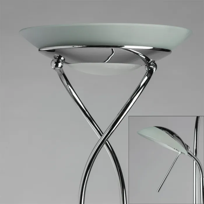 Торшер Arte Lamp DUETTO A4399PN-2CC | Дом Декора