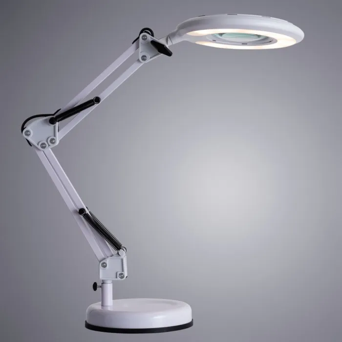 Офисная настольная лампа Arte Lamp LUNA A2013LT-1WH | Дом Декора