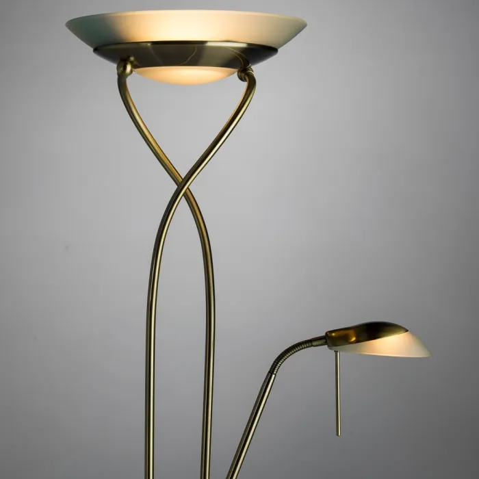 Торшер Arte Lamp DUETTO A4399PN-2AB | Дом Декора