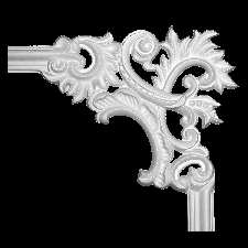 Интерьерная лепнина угловой элемент 1.52.279 Европласт