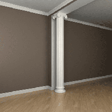 Интерьерная лепнина колонна 1.30.210 Европласт