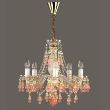 Хрустальная люстра ArtGlass Crystal Exclusive ROSANA VI. VINO ROZALIN