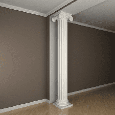 Фасадная лепнина колонна 4.30.206 Европласт