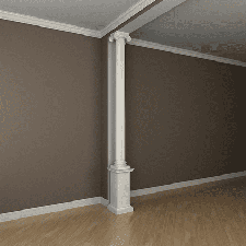 Интерьерная лепнина колонна 1.30.201 Европласт