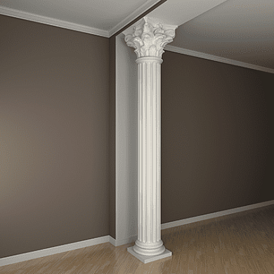 Фасадная лепнина колонна 4.30.307 Европласт
